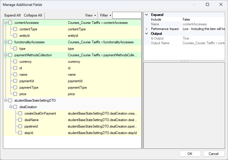 SSIS SendPulse Source Component - More Fields SSIS SendPulse Source Component - More Fields